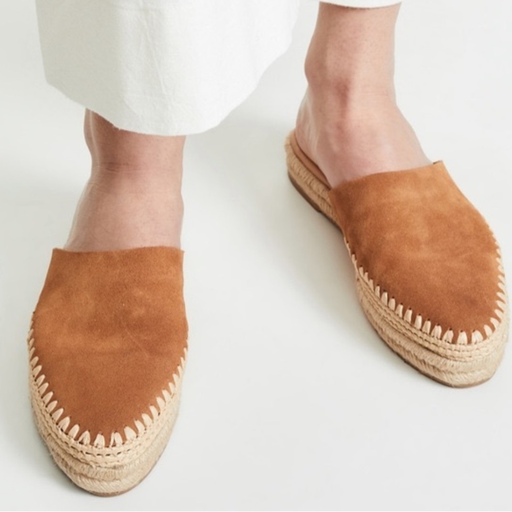 Sam Edelman Austin Suede Espadrille Mules Women’s Size 8